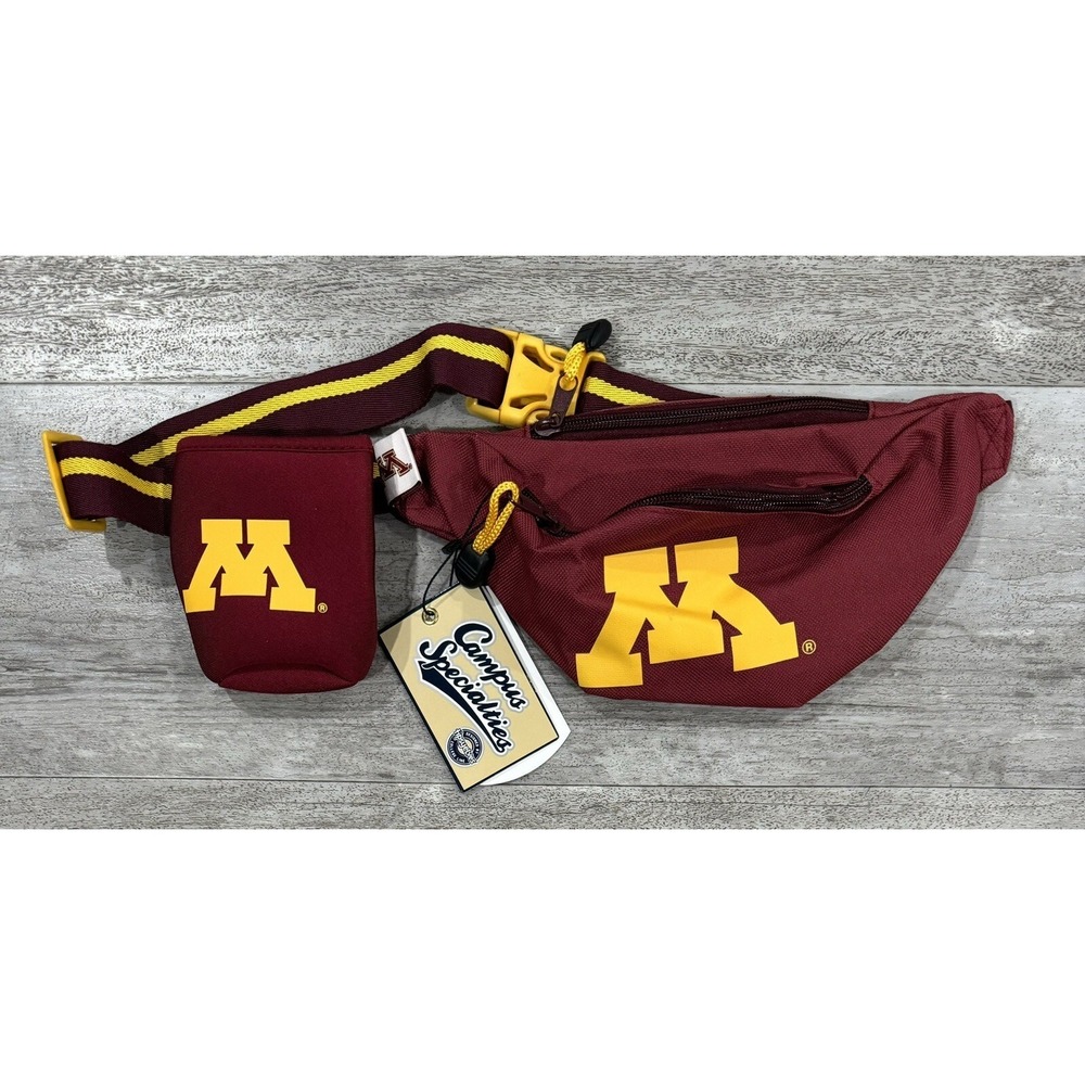 Tipsy Elves University Of Minnesota Fanny Pack With Drink Holder NEW